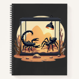 Cuaderno Hábitat de terrario de escorpión