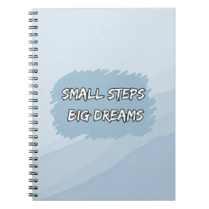 Cuaderno Hábitos Pequeños, Grandes Sueños   Motivacional