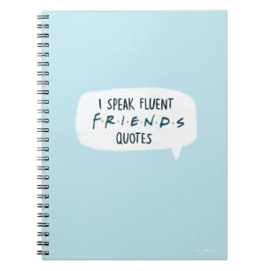 Cuaderno Habla con fluidez citas de FRIENDS™