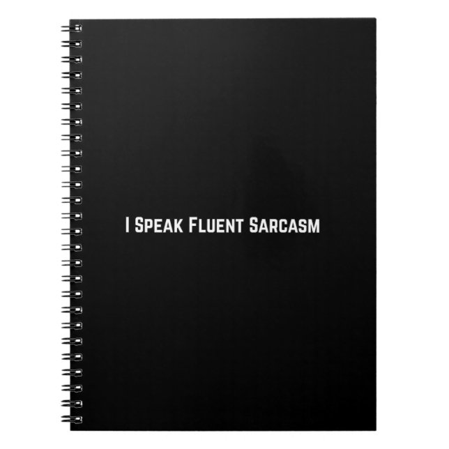 Cuaderno Habla con Fluidez Sarcasmo (Frente)