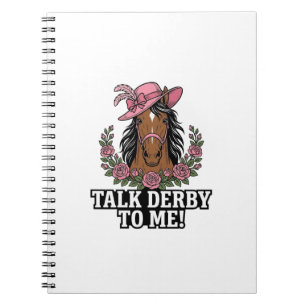 Cuaderno Háblame de Derby Diseño Vintage Caballo Rosa Derby