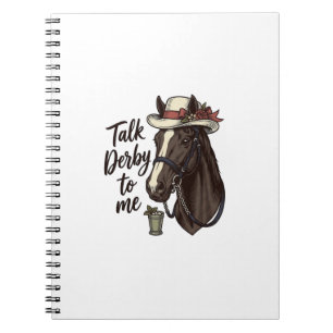 Cuaderno Háblame del Derby Diseño de Camiseta Vintage de Ca
