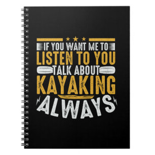 Cuaderno Háblame Del Kayak