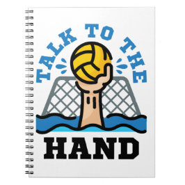 Cuaderno Hable con la mano divertida de Polo Goalie
