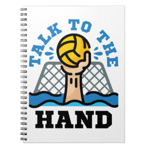 Cuaderno Hable con la mano divertida de Polo Goalie