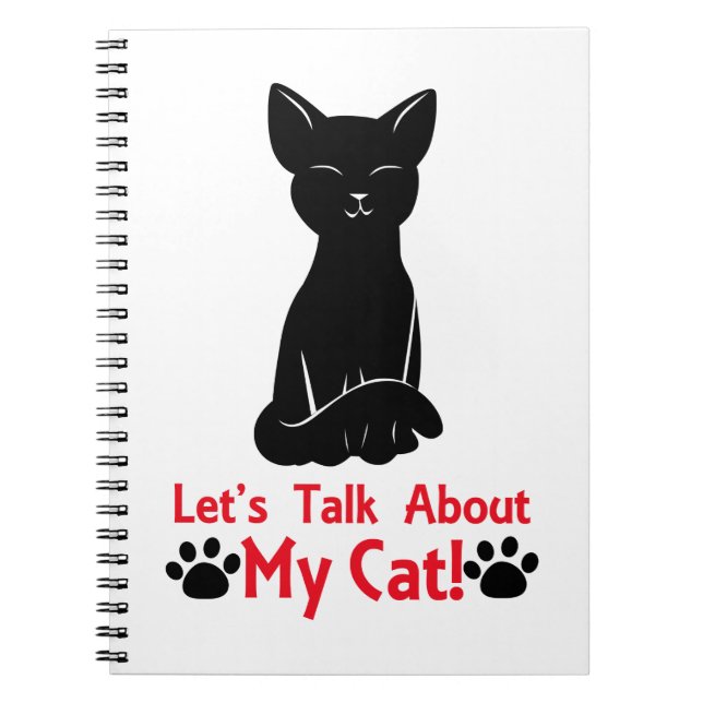 Cuaderno Hablemos de mi gato (Frente)