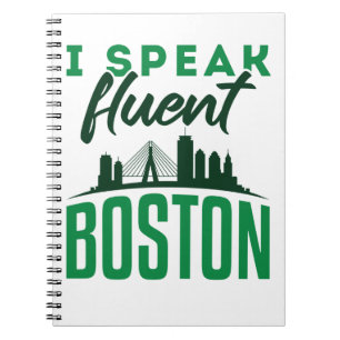 Cuaderno Hablo con fluidez acento bostonio en Boston