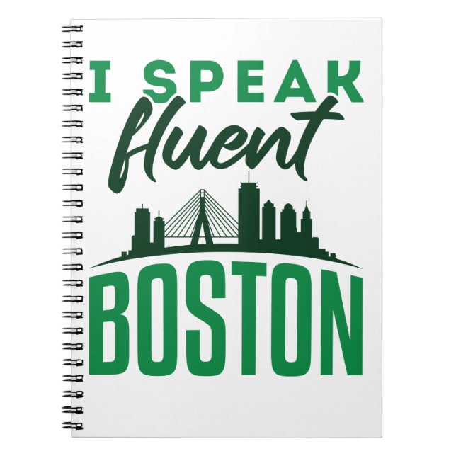 Cuaderno Hablo con fluidez acento bostonio en Boston (Frente)