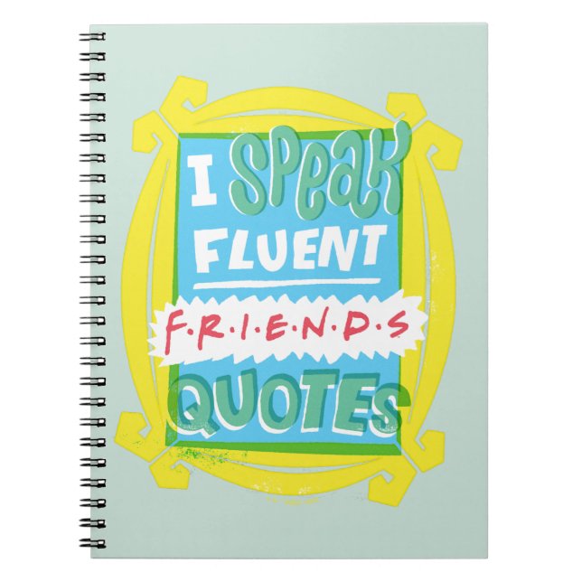 Cuaderno Hablo con Fluidez Citas de FRIENDS™ - Peephole (Frente)