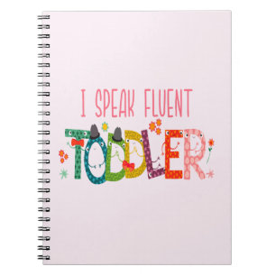 Cuaderno Hablo con fluidez niño pequeño - mamá, regalo de m
