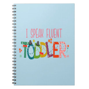 Cuaderno Hablo con fluidez niño pequeño - mamá, regalo de m