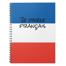 Cuaderno Hablo francés con el idioma de los colores de la b
