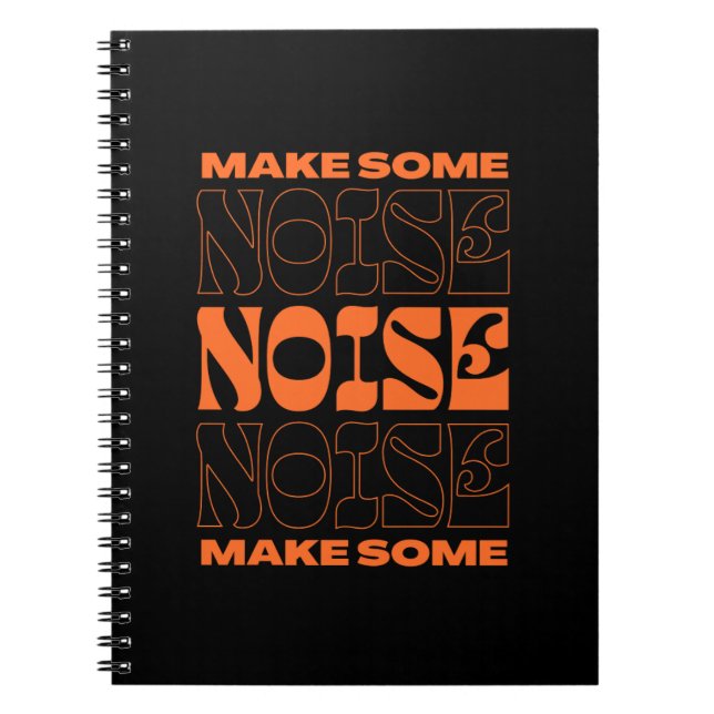 Cuaderno Hacer algo de ruido (Frente)