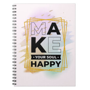 Cuaderno Hacer feliz tu alma