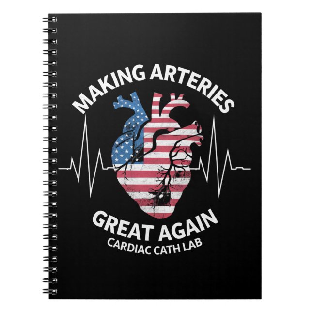 Cuaderno Hacer las arterias grandes de nuevo Cath Lab cardí (Frente)