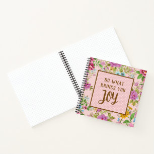 Cuaderno Hacer lo que trae Joy Floral Bullet Journal