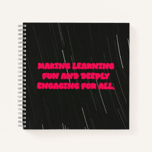 Cuaderno Hacer que el aprendizaje sea divertido y atractivo