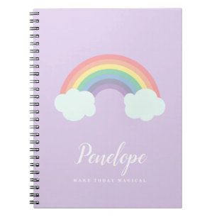 Cuaderno Hacer que el arcoiris mágico hoy sea personalizado