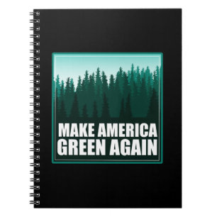 Cuaderno Hacer que Estados Unidos vuelva a ser verde