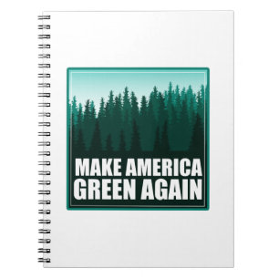 Cuaderno Hacer que Estados Unidos vuelva a ser verde