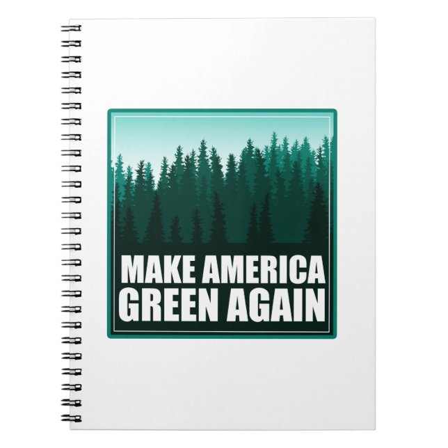 Cuaderno Hacer que Estados Unidos vuelva a ser verde (Frente)