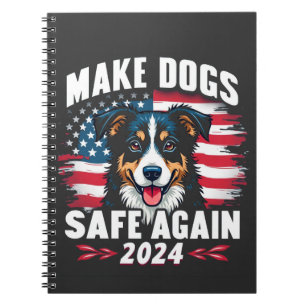 Cuaderno Hacer que los perros vuelvan a estar seguros Trump