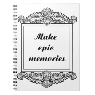 Cuaderno Hacer recuerdos épicos - Citas positivas