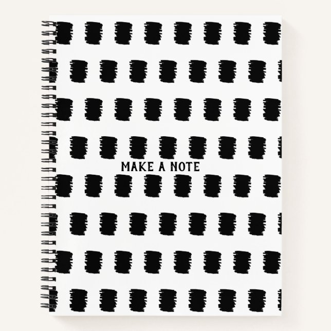 Cuaderno Hacer una nota escolar o trabajar Bloc de notas en (Anverso)