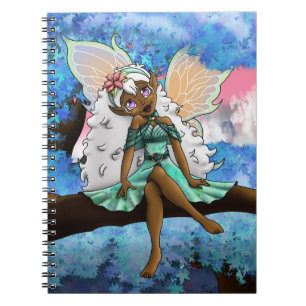 Cuaderno Hada afroamericana dulce