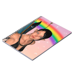 Cuaderno Hada bajo arcoíris