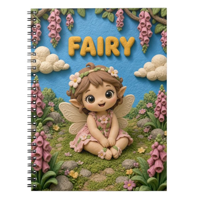 Cuaderno Hada Bebé Adorable, Mítica (Frente)