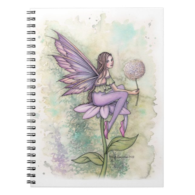 Cuaderno Hada de deseo con Dandelion de Molly Harrison (Frente)