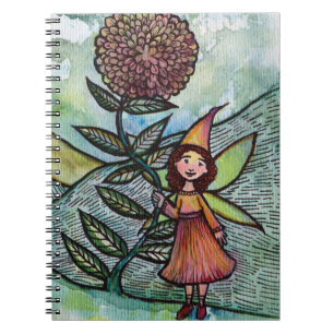 Cuaderno Hada de las flores Amantes de la naturaleza Hadas