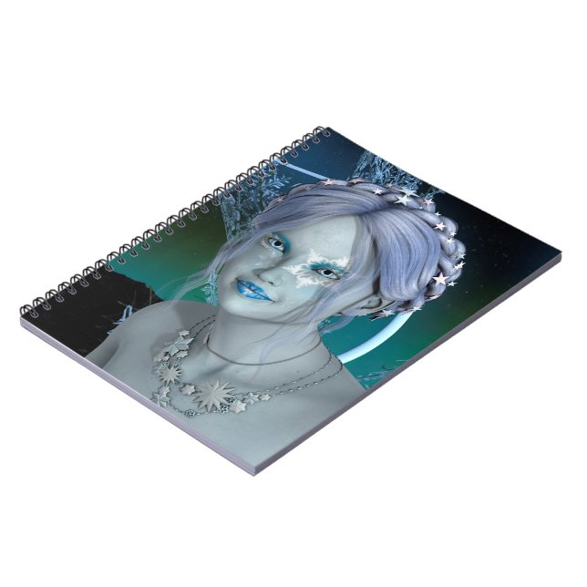 Cuaderno Hada de Nieve de Fantasía (Lado Izquierdo)