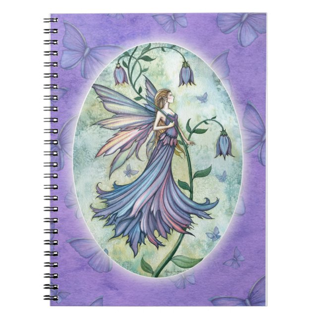 Cuaderno Hada Flor Azul de la Mañana (Frente)