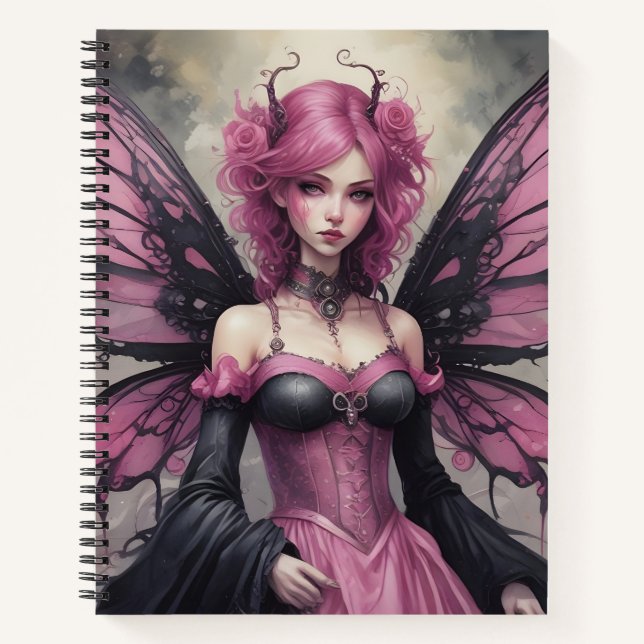 Cuaderno Hada Gótica Steampunk (Anverso)