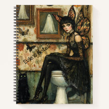 Hada gótica vintage sobre Personalizado de Hallowe