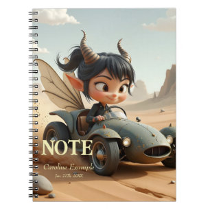 Cuaderno Hada iluminada por la luna de las Dunas Errantes.