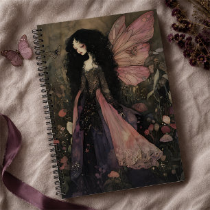 Cuaderno Hada Oscura Caprichosa en Jardín Encantado del Cre