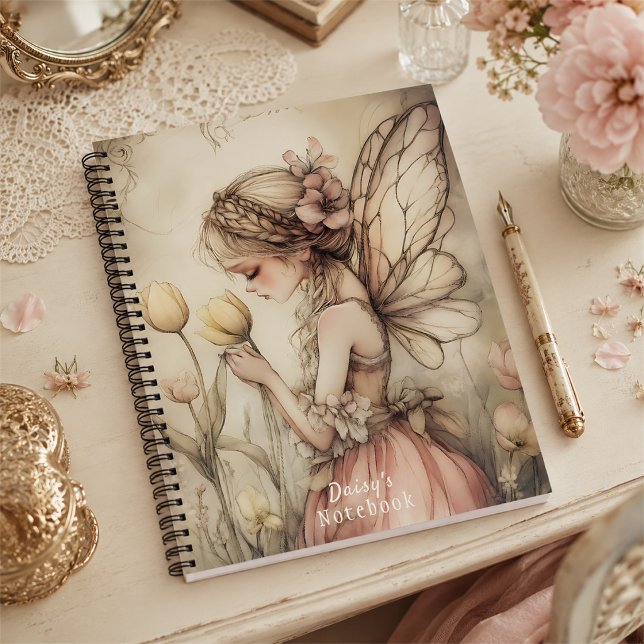 Cuaderno Hada Personalizada con Alas de Mariposa Caprichosa (Subido por el creador)
