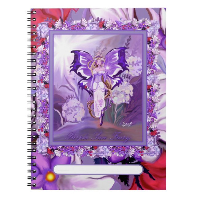 Cuaderno Hada Purple Sun (Frente)