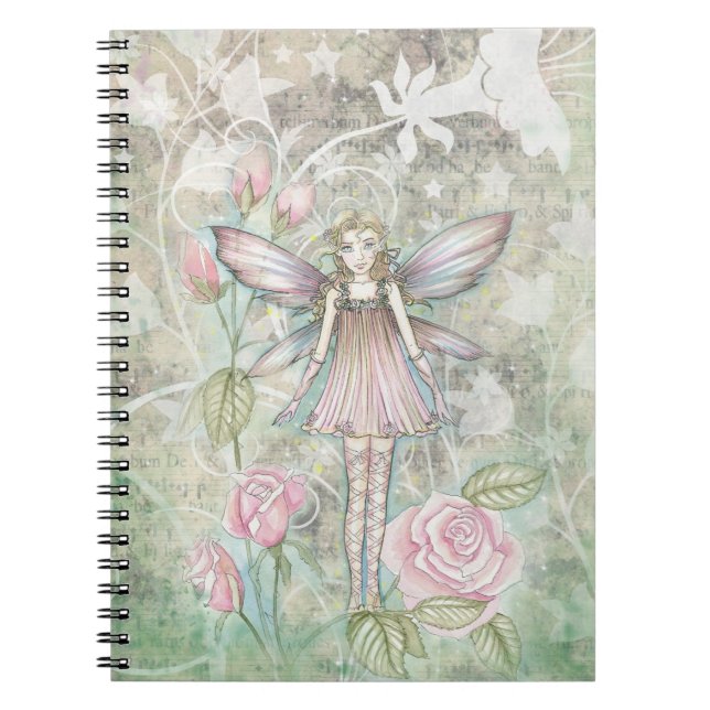 Cuaderno Hada Rosa Adorable (Frente)