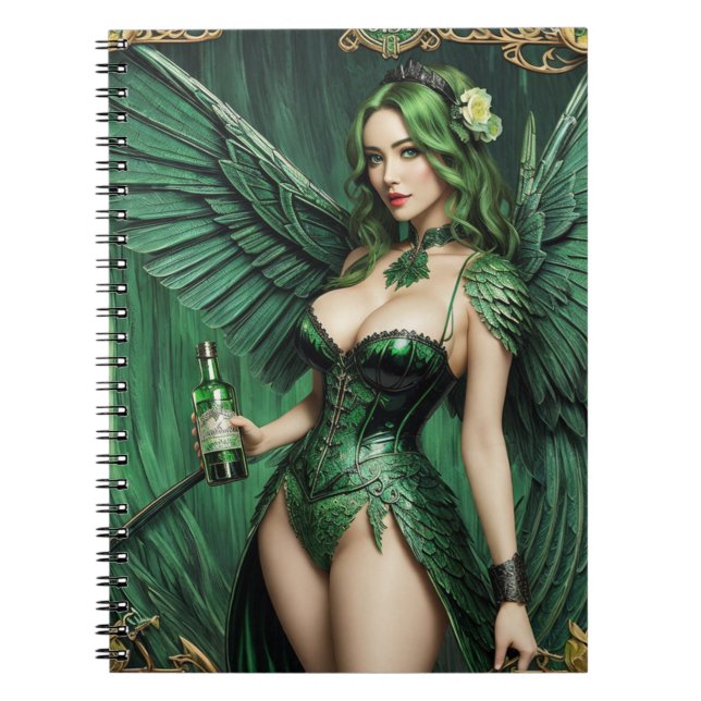 Cuaderno Hada Verde: Absinthe (Frente)