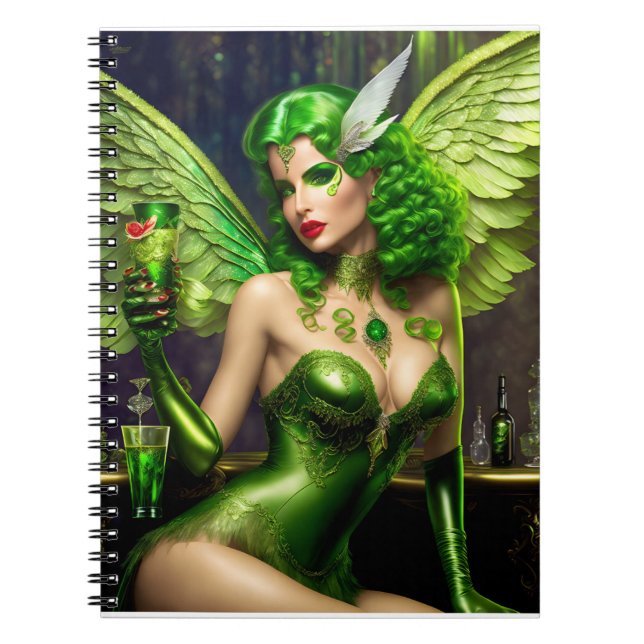 Cuaderno Hada Verde: Absinthe (Frente)