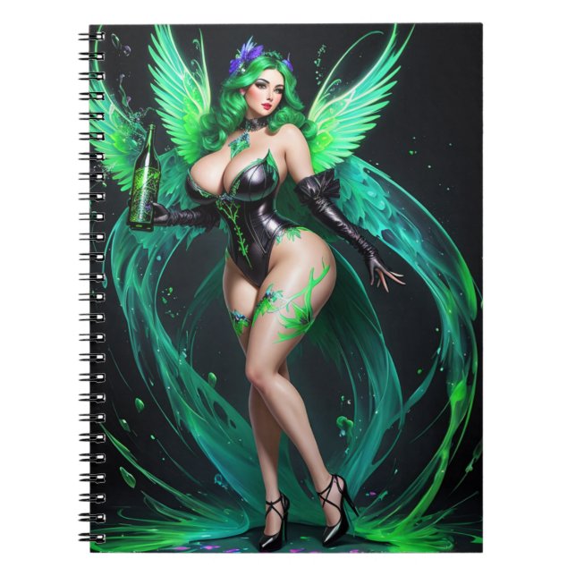 Cuaderno Hada Verde: Absinthe (Frente)