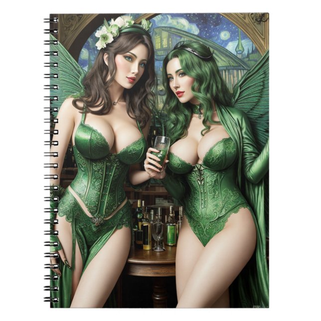 Cuaderno Hada Verde: Absinthe (Frente)