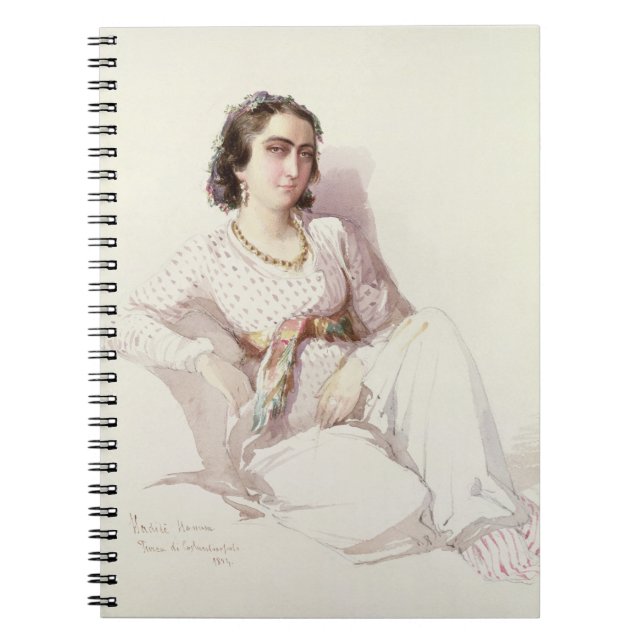 Cuaderno Hadice Hanim - señora de Estambul, 1852 (Frente)