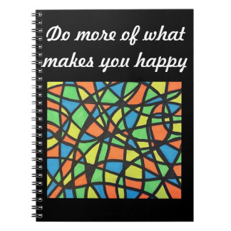 Cuaderno Haga más de qué le hace feliz