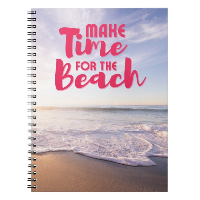 Cuaderno Haga tiempo para la playa (Frente)