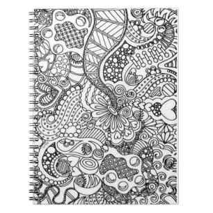 Cuaderno Hágalo usted mismo colorear página